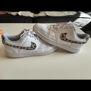 Nike Court Vision Low With Cheetah Swoosh